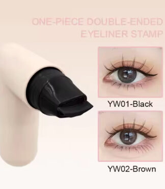 1 Makeup High Quality Long-lasting Cosmetics Waterproof All-in-one Fold Heart Eyeliner Liquid Eyeliner for Eye Double Ended Stamp Eyeliner