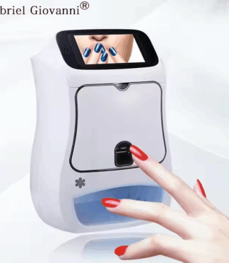 1 Nail Printer Finger Diy Print Art 3d Art Designs Finger Nails Printing Machine Portable Nail Painting Machine