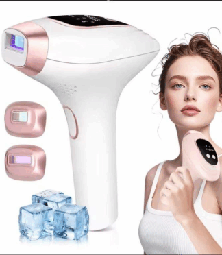 1 Ice Cooling IPL Hair Removal Device 9 Levels Permanent Painless Home Use Mini Laser Epilator for Body Face Legs