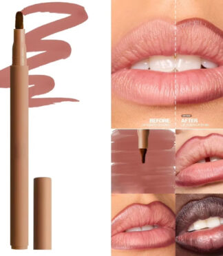 1 Vegan Lip Liner Stain Pen Waterproof Lip Stain Marker Easy to Color Long Lasting Lip Contour Stain