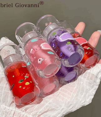 1 PCS Fruit Moisturizing Lip Gloss Lipstick Base Layer Moisturizing Lip Gloss