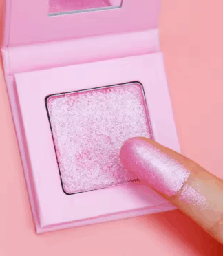 1 Pcs Vegan Diamond Pressed Powder Highlighters Long Lasting Skin Glow Makeup High Pigment Highlighter