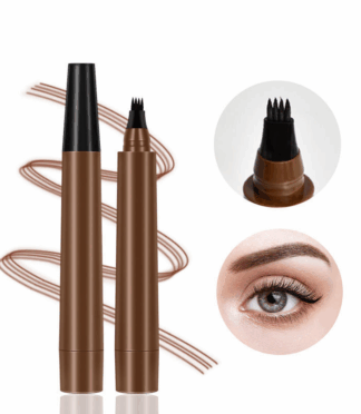1 Multi-Use 1 Waterproof Eye Brow Pen Natural Tattoo Gel Eyebrow Pencil