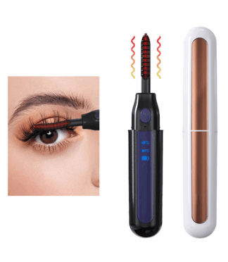 1 Eyelash Curler Tool Mini Usb Rechargeable Electric Heated Eyelash Curler