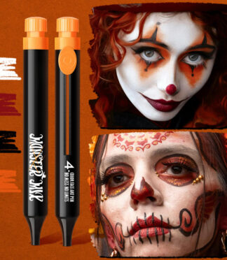 1 Pcs 4-color Multi-use Face Art Pen Smooth Long Lasting Matte Eyeliner Pencil