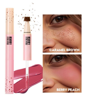 Easy to Blend Blush Pen with Freckle Stamp Long Lasting Waterproof 2 in 1 Freckle Stamp Pen