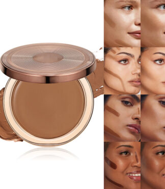 1 Pcs Long Lasting Non-dry Makeup Bronzer Cream Smooth Multi-use Sunlit Radiance Contour Powder