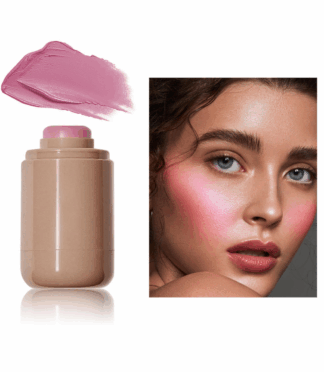 Vegan Private Label Makeup High Pigment Waterproof Matte Cream Blush Stick for Fair Skin Face Use