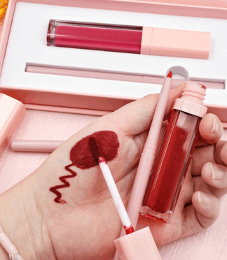 Lipstick and Lip Liner Set Cruelty Free Women Waterproof Lipstick Set Lipstick Gift Set