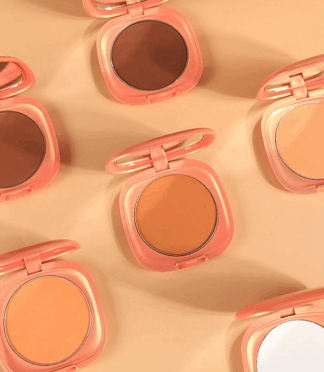 High Quality 6 Colors Contour Face Makeup Powder Oil Control Bronzer Pressed Powder Compact