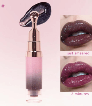 Long Lasting Moisturizing Lip Essence Oil 6 Colors Vegan Makeup Polypeptide Color Changing Lip Oil Balm