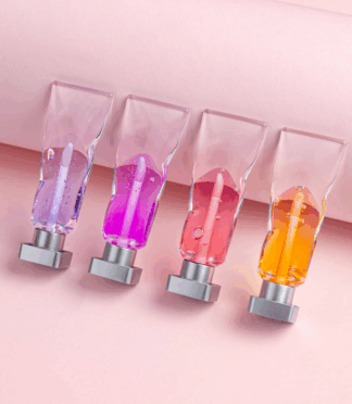 Colored Lip Oil Plant Fruit Flavor Lip Moisturizer Plumping Liquid Layer