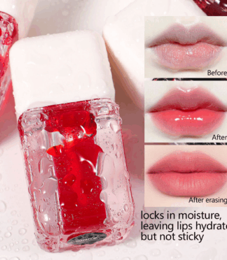 Makeup Cosmetic Lip and Cheek Tint 4 Fruit Flavors Waterproof Lip Tint