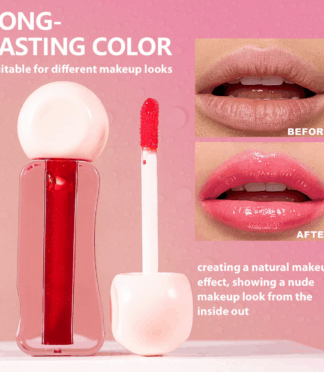 Blush Vegan Cosmetic Products Liquid Blush Pink Blush Jelly Lip Tint Hydrating Natural Sheer Color Lip Tint