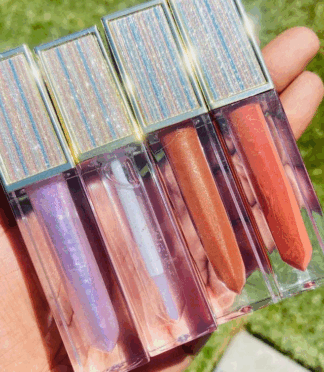 Clear Shiny Lip Gloss Unique Tube Vegan Moisture Plumping Lip Gloss