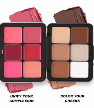 High Pigmented 12 Colors Multi-Use Long Lasting Highlighter Contour Matte Blush Palette