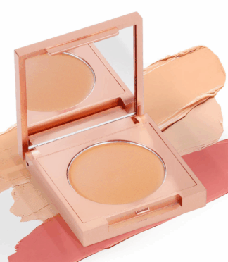 High Coverage Soft Mist Cream Concealer Vegan Mineral-Based Matte Lightweight Waterproof Sweat-Proof for Skin Whitening Contour