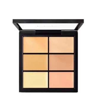 Vegan Pro Concealer 6-Shade Full Coverage Mineral Cream Foundation with 4K Skin-Blur Makeup