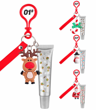 Christmas Gift Lip Gloss Natural Shine Transparent Lip Gloss Easy to Take Moisturizing Lip Tint