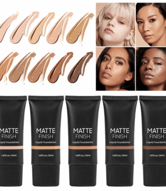 Cover All Foundation Whitening Makeup Liquid Foundation Female Water Proof Makeup Base with Moisturizer Matte