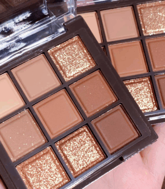 Chocolate 9 Shades Eyeshadow Palette Brown Color Tone Eye Makeup Eye Shadow for Black Girls