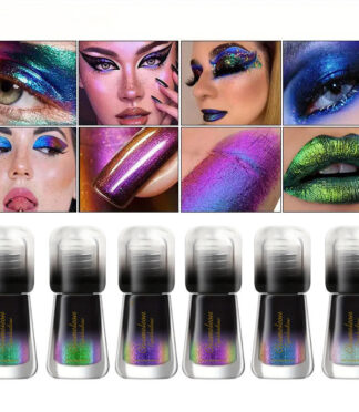 Multichrome Liquid Eyeshadow Waterproof Long Lasting Glitter Cosmetics 1.5ML Chameleon Liquid Eye Shadow Makeup