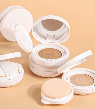 BB Cream Air Cushion Puff Long Lasting Pressed Powder for Face Makeup Brightening Feature