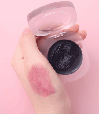 Moisturizing Lip Balm Face Cheek Color PH Change Black Pink Jelly Blush