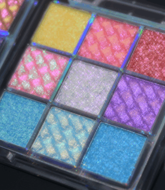 Multichrome Eyeshadow Palette High Pigment Long Lasting Metallic Glitter Pressed Chameleon Eyeshadow