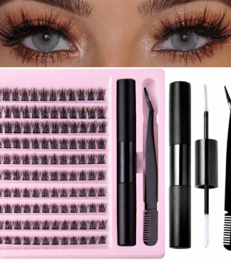 Diy Segment False Eyelashes 10 Row Mixed Extension Kit Makeup Eyelashes Set
