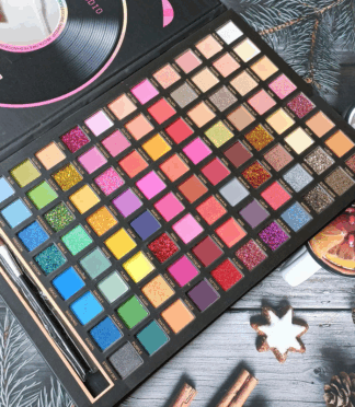 Makeup 88 Colors Highlighter Pressed Long-Lasting Bright Cosmetic Shimmer Glitter Eyeshadow Palette