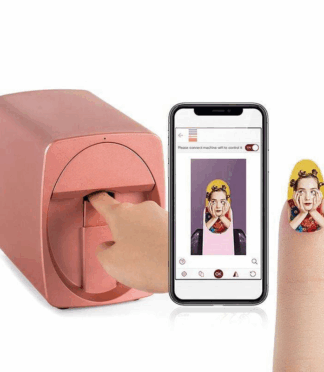 3D Smart Nail Printer DIY Finger Nail Machine Color Painting Device Mini Nail Printer