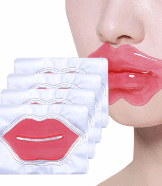 Wrinkle Moisturizer Lips Care Gel Collagen Red Pink Crystal Lip Mask Sleeping Care Collagen Lip Mask