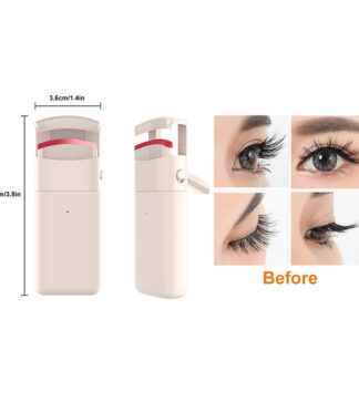 Rechargeable Portable Kit Silicone Travel Mini Electric Heated Eyelash Curler