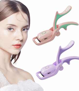 Heated Eyelash Curler USB Rechargeable Portable Mini Stereotypes 24 Hours Electric Heated Eyelash Curler