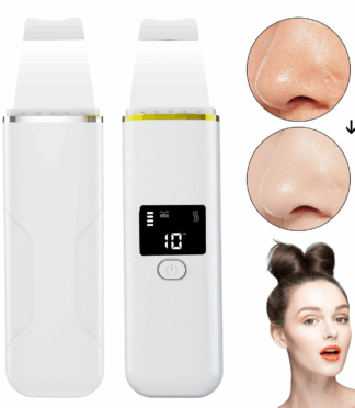 Mini and Portable Beauty Machine Ultrasonic Skin Scrubber with Screen Model Deep Skin Cleansing Scrubber