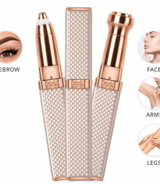 Replacement Heads Rechargeable Electric Face Razor 2 in 1 Eyebrow Trimmer Facial Hair Remover for Women for Lip, Chin,arms