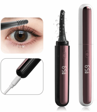 Rechargeable Electric Eyelash Curler Handheld Plastic Heated Curler for Fast Preheating and Long-lasting Heating