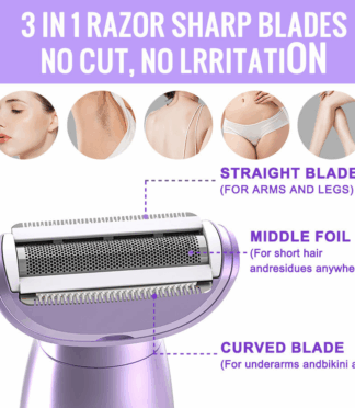 Services Lady Electric Shaver for Women Cordless Portable Electric Body Shaver Waterproof USB Rechargeable