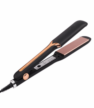Comb Straightener Wide Plate Ionic Flat Iron Professional Steam Hair Straightener with Adjustable Temperature