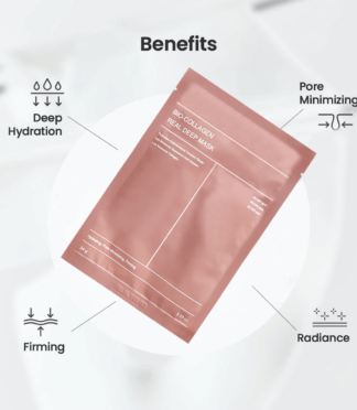 4 Pcs/Box Deep Collagen Lifting Mask Anti Wrinkle Face Mask Korean Skin Care Bio-Collagen Overnight Hydrogel Collagen Sheet Masks