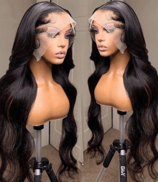 African Wig for Women with Long Curly Hair and Large Waves