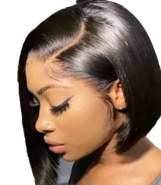 Women's Side-parted Bob Short Curly Hair, Fluffy and Natural, Selling Well in Europe, America and Africa