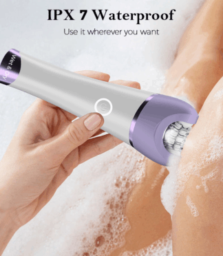 Epilator for Women,4 in 1 Hair Removal Epilator, Shaver, Trimmer,Face Razor,IPX7 Waterproof Rechargeable Hair Removal for Women