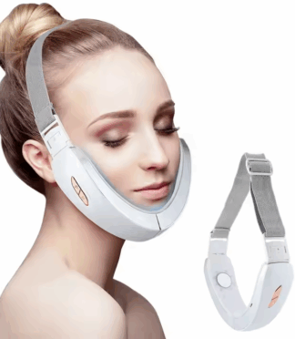 New Product Ideas Electric V-Line Face Lifting Device Hand-held ABS Skin Rejuvenation Vibration Massager LED USB Double